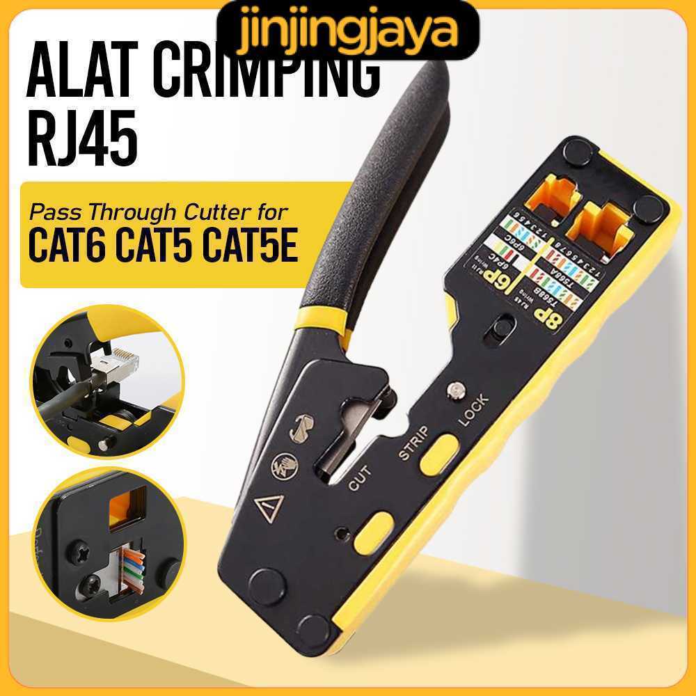 Alat Crimping RJ45 Pass Through Cutter for CAT6 CAT5 CAT5E - 6088