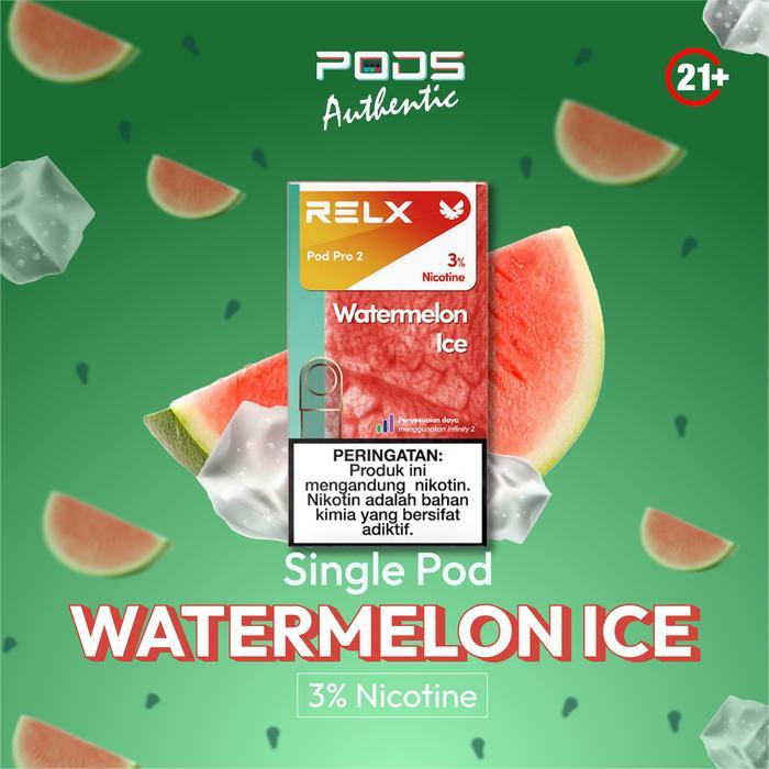 RELX Infinity Pod Pro - Fresh Red / Watermelon. 1 Pack Isi 2 Pods - SINGLE POD