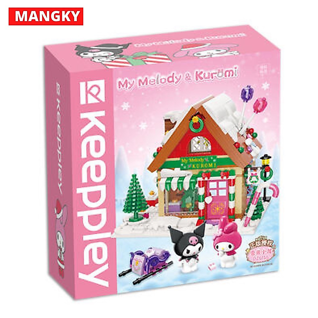 Keeppley Melody And Kuromi Christmas Snow House