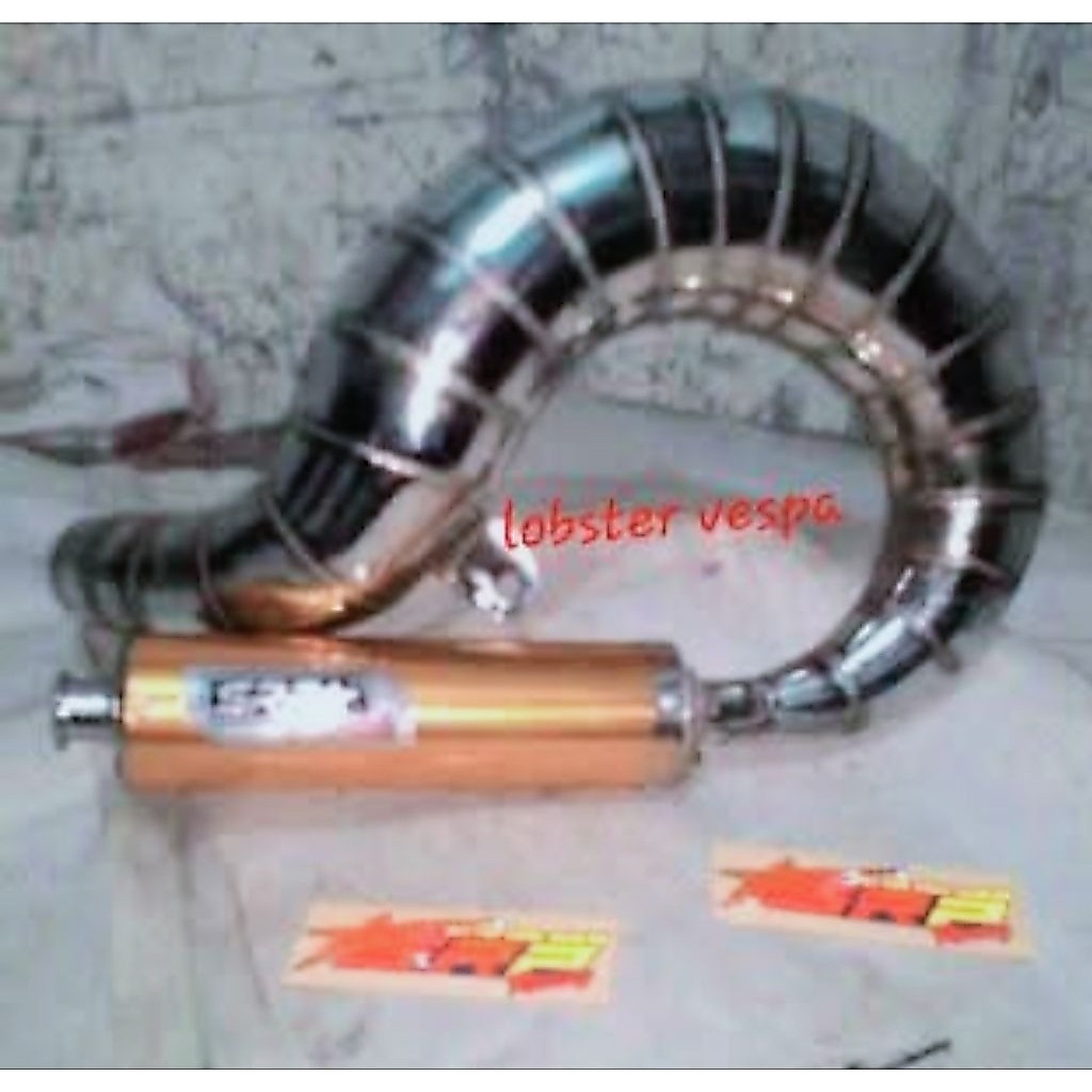 knalpot Vespa SRP Racing mufler