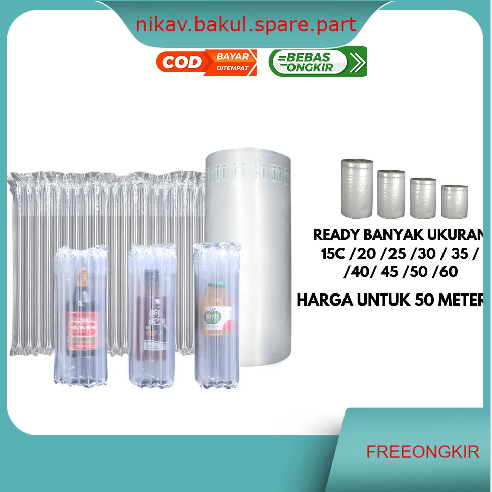 

Poly Bubble Wrap Pembungkus Multifungsi Air Cushion Aneka Ukuran Tebal 55 Um