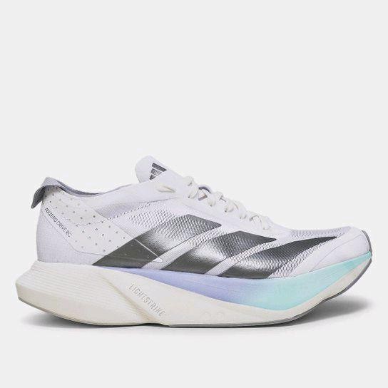 Sepatu Lari Adizero Drive RC Feminino - Branco Prata