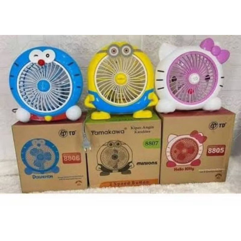 KIPAS ANGIN KARAKTER | KIPAS ANGIN MEJA KARAKTER | KIPAS ANGIN TD KARAKTER