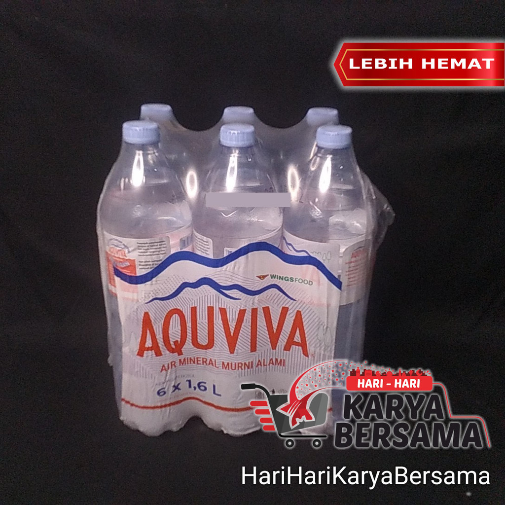 

MINUMAN AIR MINERAL AQUVIVA MURNI ALAMI PER KARTON ISI 6'S X 1600ML