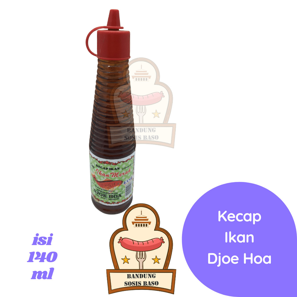 

Kecap Ikan Djoe Hoa (Label Merah) 135ml - Kualitas Legendaris Khas