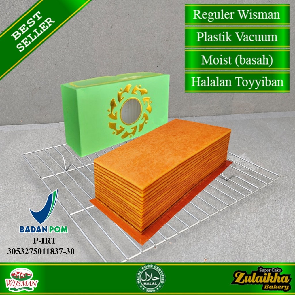 

Lapis Legit Wisman Original 20x10 Cm Tahan Lama