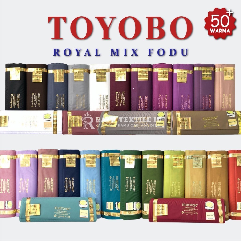 Kain Katun Toyobo Fodu Toyobo Royal Mix Toyobo RM Toyobo Premium
