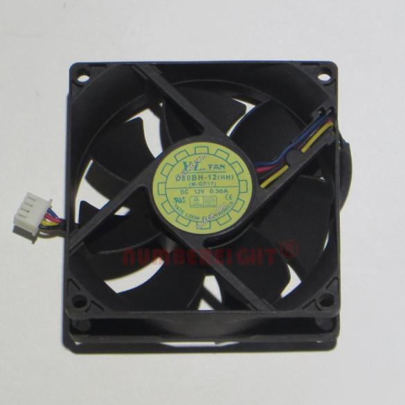 Radiator Cooler Fan For YL D80BH-12(HH) 8CM 80*80*25MM DC 12V 0.30A 0.18A PWM Hydraulic Mute Tempera
