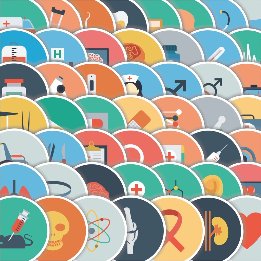 

Stiker Cutting Pack Stiker Ikon Katalog Medis Kesehatan Isi 100Pcs Series Aesthetic Lucu Keren Untuk Koper Bahan Vynil