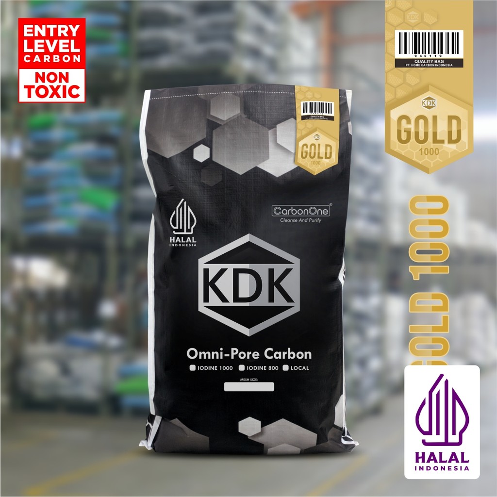 Karbon aktif KDK Gold Carbon 6x12 | tambang emas