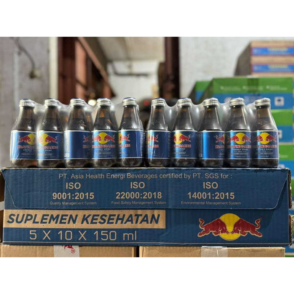 

Kratingdaeng Botol 150 ml @ 50 botol / 1 dus