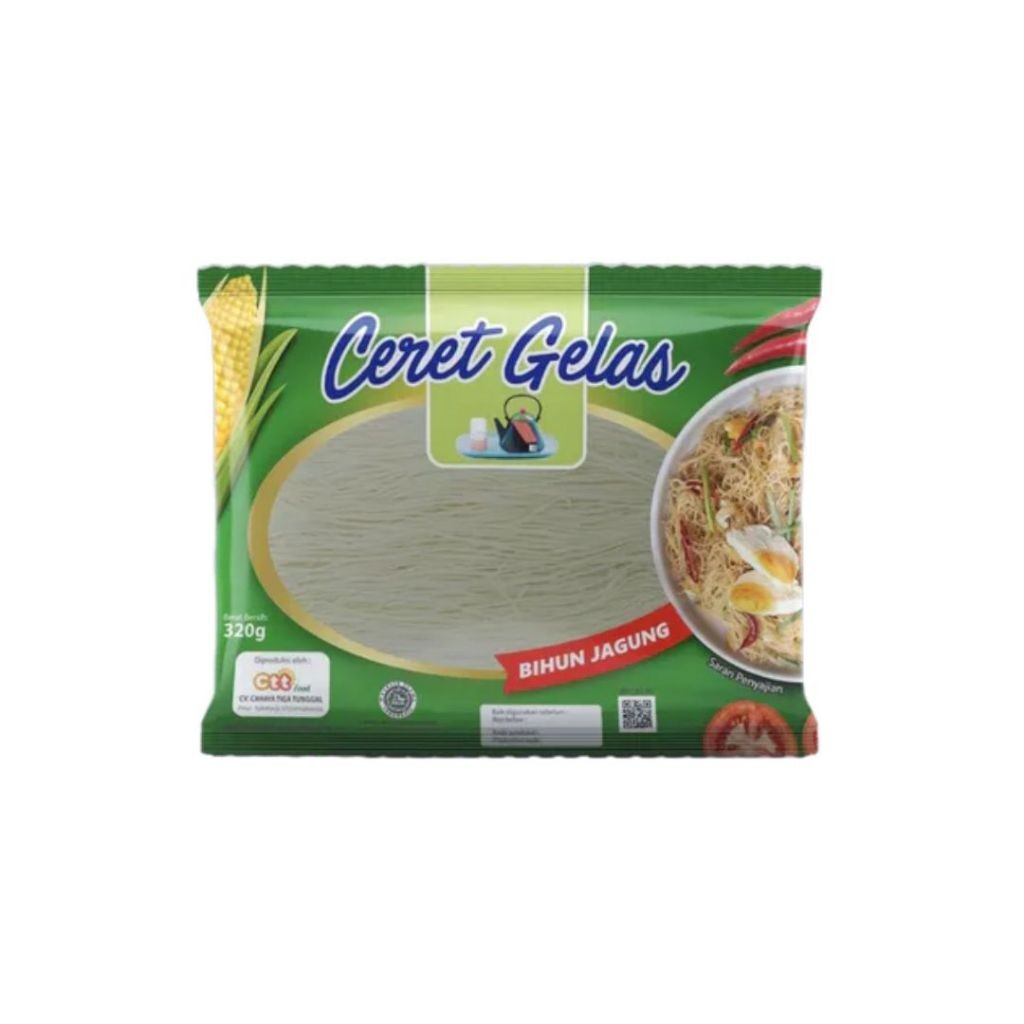 

Ceret Gelas Bihun Jagung Ceret Gelas 320GR
