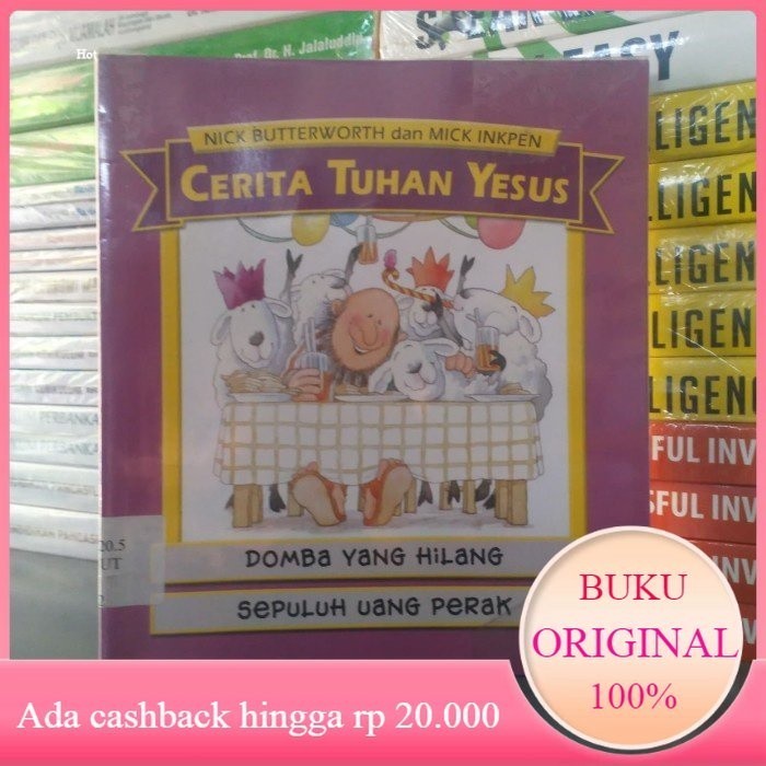 Buku Cerita Tuhan Yesus DOMBA YANG HILANG SEPULUH UANG PERAK Bekas
