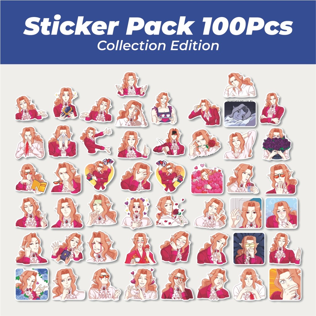 

Hot Stiker Beautifull Girls Vampire IAN Lucu Anti Air Stikers Berperekat Waterproof Sticker Decal Buat Motor Helm Buku Journal Koper Casing HP Laptop Botol Minum