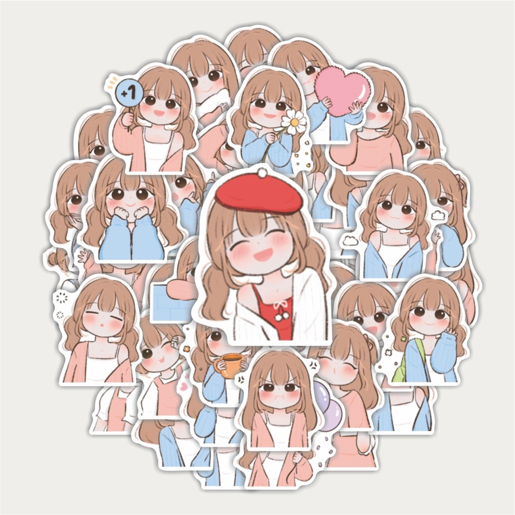 

Sticker Pack Stiker Maple Girls | Sticker TUMBLR | Stiker LAPTOP KOPER HELM