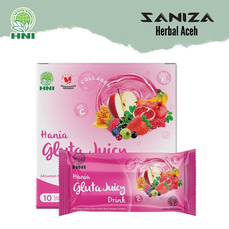 hania gluta juicy drink HNI hpai / minuman kolagen rasa buah