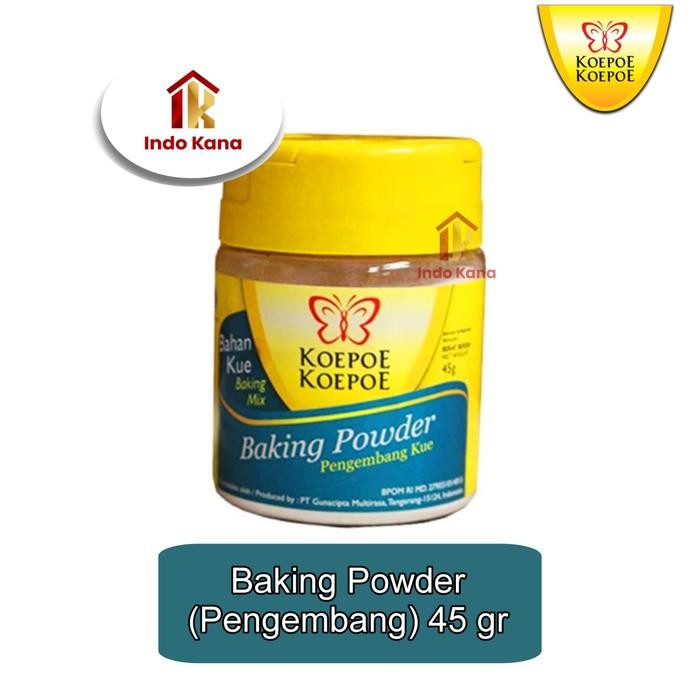 

KOEPOE Bahan Kue (Baking Powder, Soda Kue, Natrium Benzoat, SP, Vanili) - Baking Powder