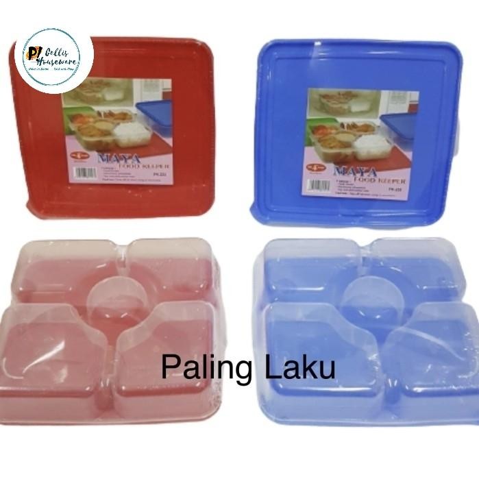 Lunch Box Maya Catering maya Owl / kotak makan catering 5 sekat