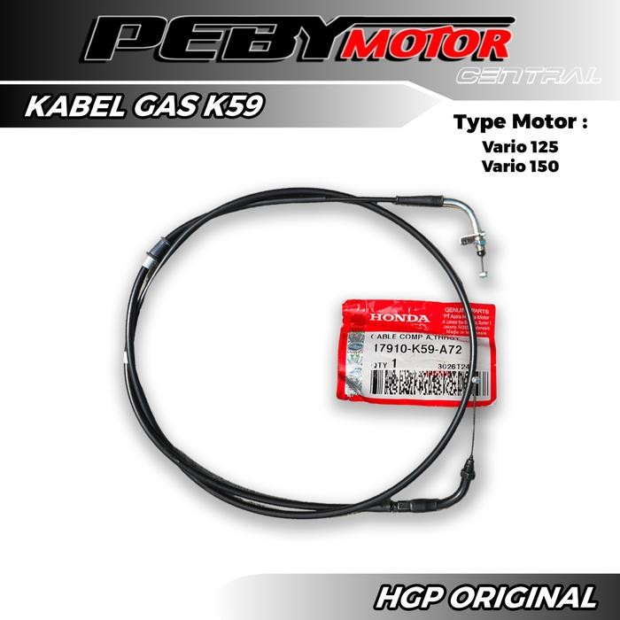 Kabel Gas Vario 125 New Vario 150 ORIGINAL Resmi HGP - KABEL TARIK K59-A12