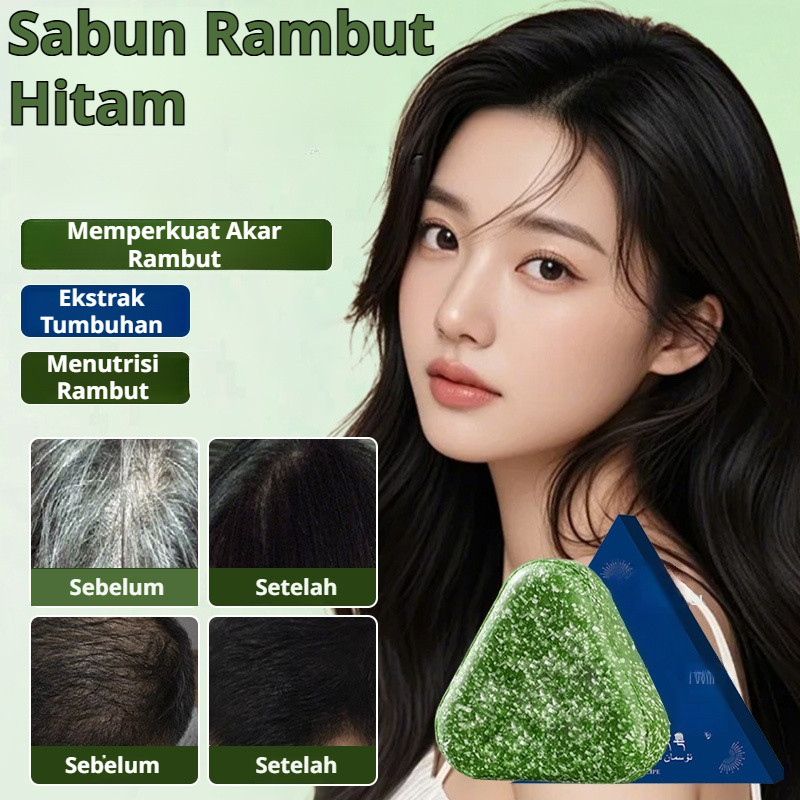 ✨Sabun Segitiga Daun Orientalis Usman Herbal Penguat Rambut Sabun Perawatan Rambut | Sabun Sampo Jah