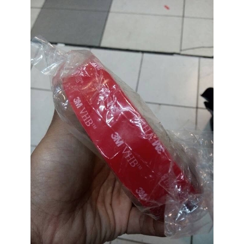 

Dobel Tape VHB Clear 4910 - Double Tape Bening 3M ukuran 24mm x 4,5 meter