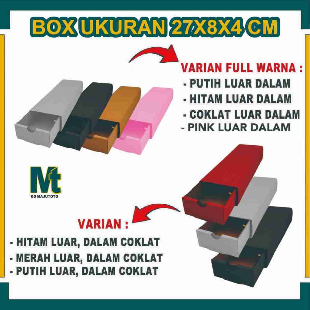 

Box 27x8x4 cm / Box Sleding / Kardus Polos