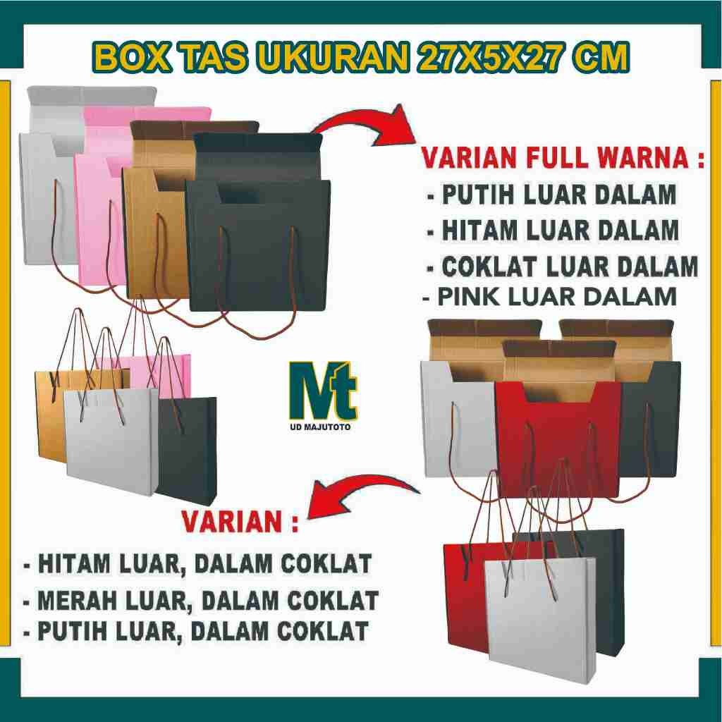 

Box 27x5x27 cm / Box Tas / Kardus Polos / Box Souvenir / Box hampers