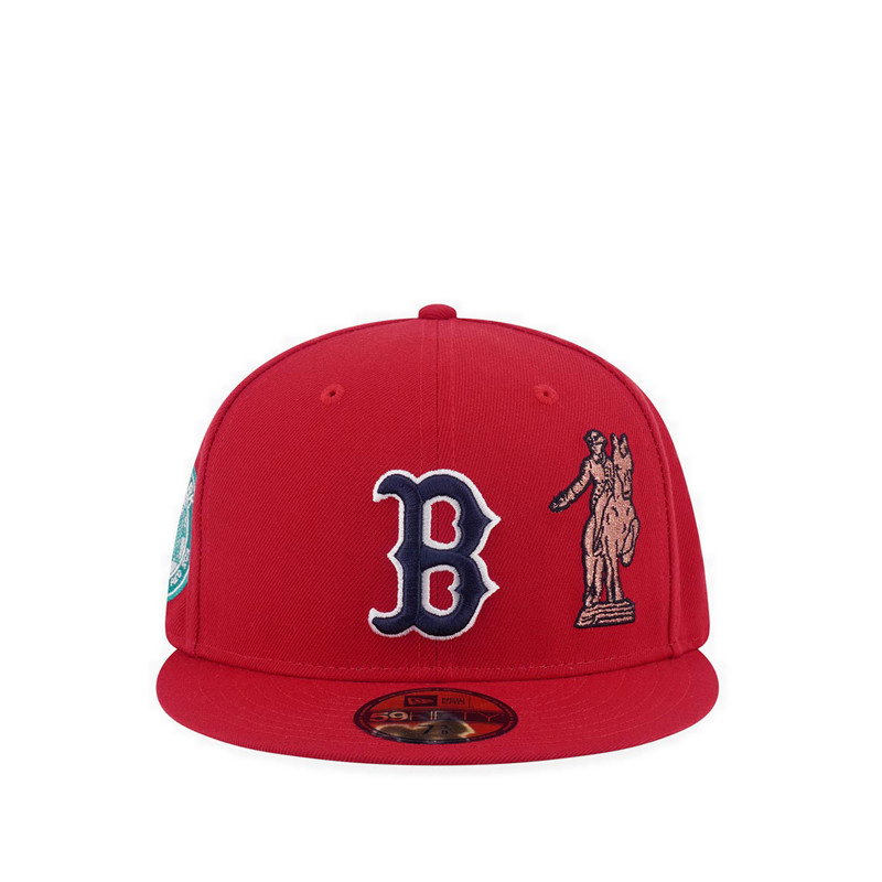 New Era 5950 Pack - MLB City Boston Red Sox Men's Cap - Scarlet