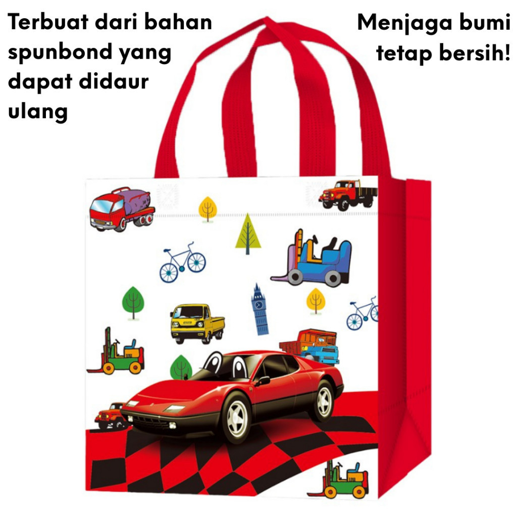 

Tas Ulang Tahun Anak Motif Kartun - Goodiebag Lucu, Tas Bekal Sekolah Tebal & Souvenir Hadiah Ultah - Harga Termurah - FREE Custom Nama!