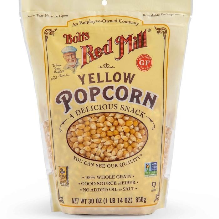 

PROMO! Bob's Red Mill Popcorn ( Yellow Popcorn & White Popcorn ) 850 gr - Yellow Popcorn
