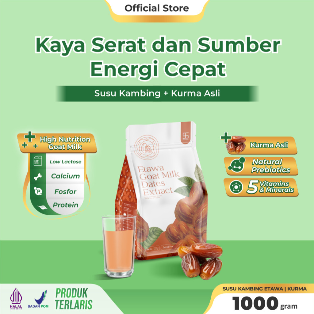 

Ternak Syams Susu Kambing Etawa Bubuk Rasa Kurma 1KG asam urat nyeri sendi lutut osteoporosis kebas keram kesemutan pengeroposan tulang gigi lansia pegel linu syaraf kejepit diabetes hipertensi radang pernafasan paru paru TB gerd magh imunitas asam lambun
