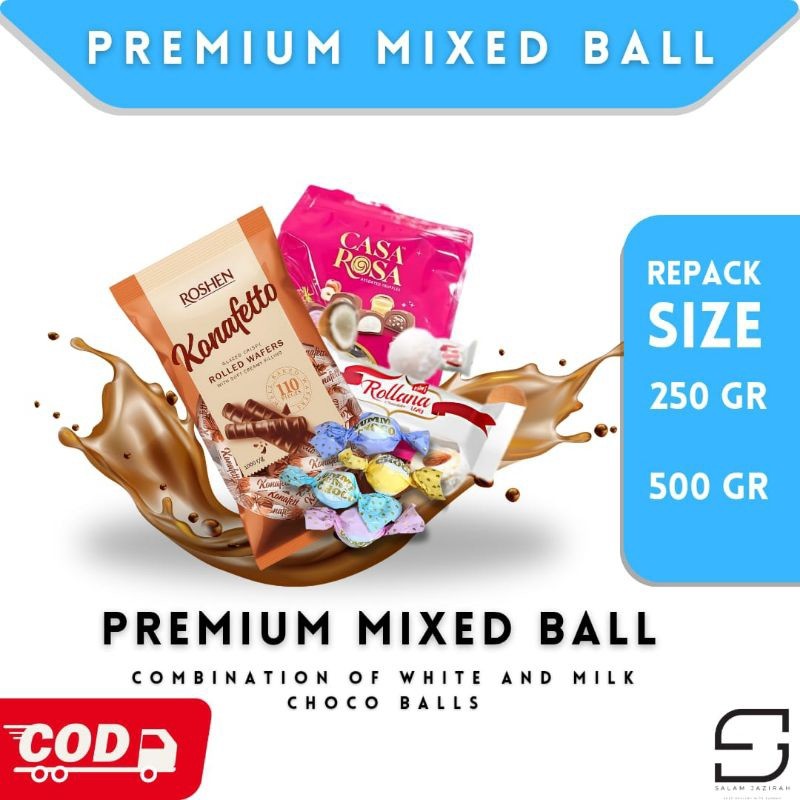 

Premium Mixed Ball || Coklat Premium || Coklat BestSeller || Oleh2haji || Premium Mix Coklat