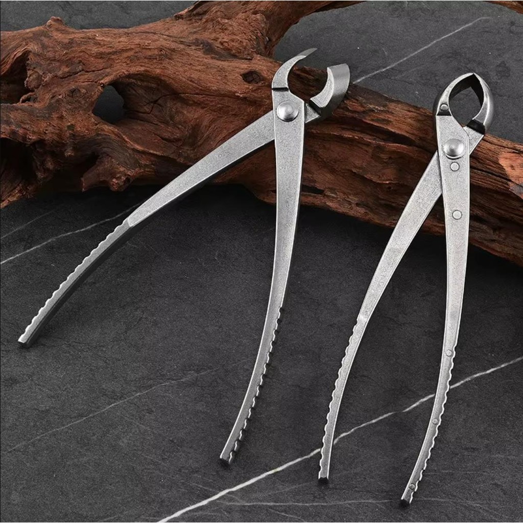 Gunting Dahan Pemotong Catok Bonsai Cembung 21cm Cabang Pohon Berkebun Tanaman Hias