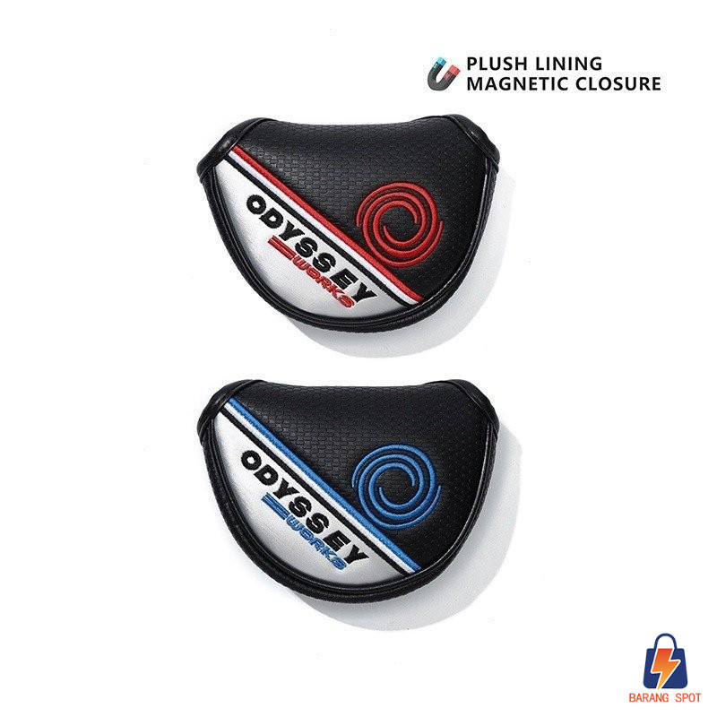 ODY Motif Leather Putter Mallet Head Covers Golf Club - Sarung Stick Club ODY-TG002#BARANG SPOT#
