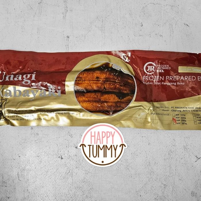 

unagi kabayaki 200gr whole cut belut jepang panggang sidat - 200gr
