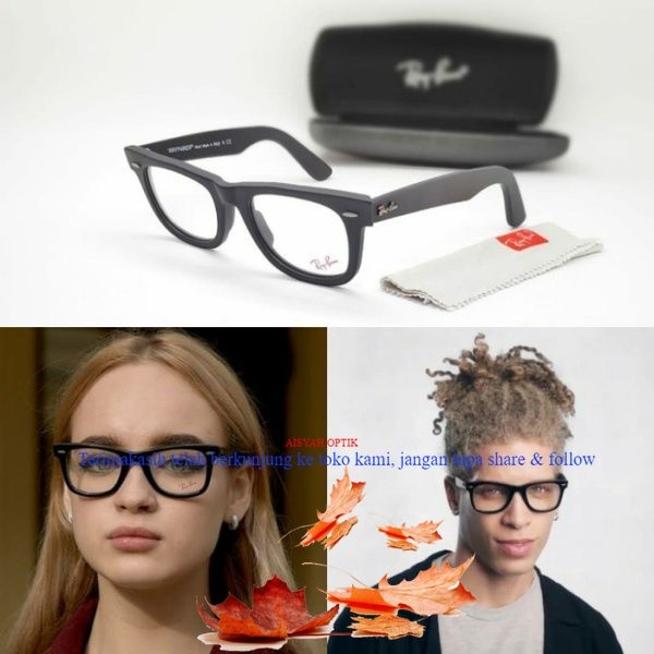 frame kacamata minus anti radiasi casual pria wanita rayban rb2151