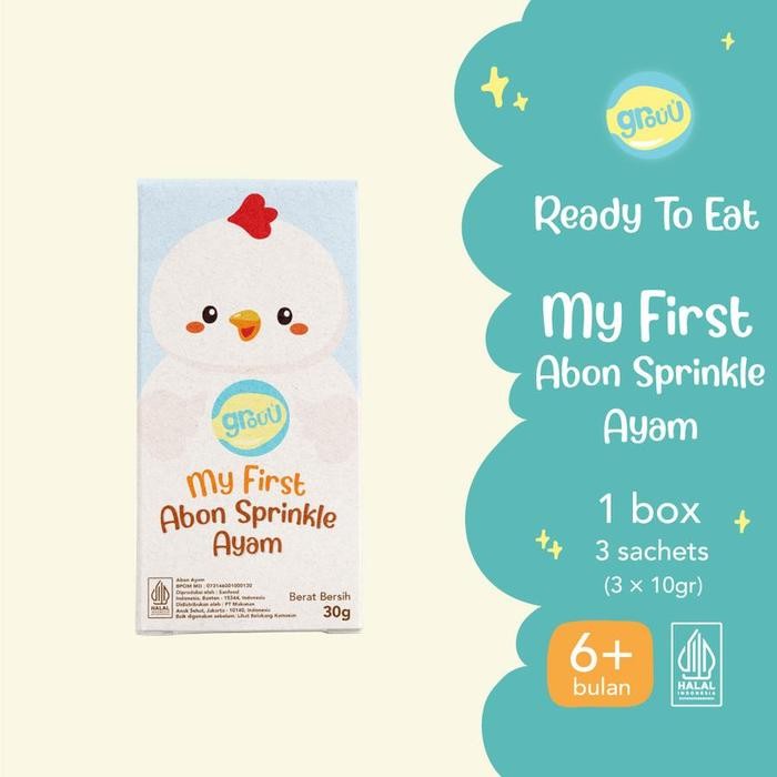 

Grouu My First Abon Sprinkle - MPASI Anak - Ayam