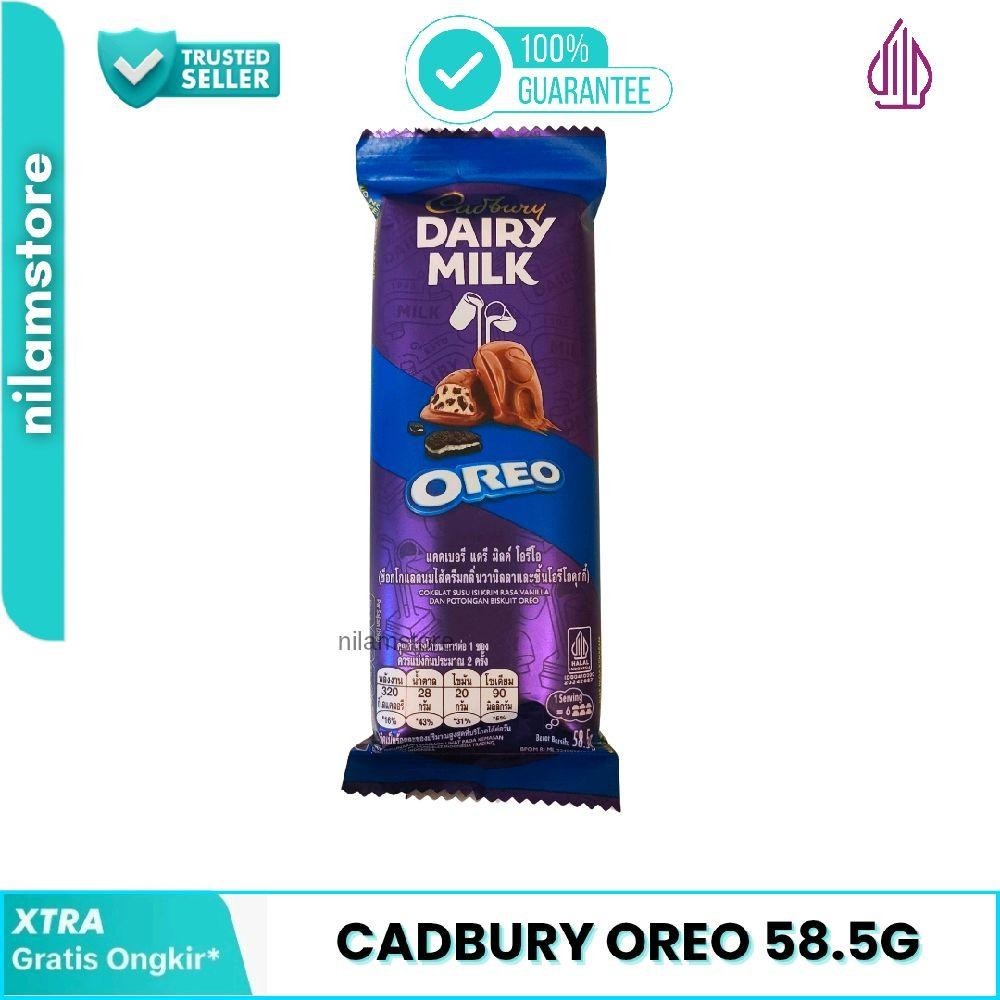 

Coklat Cadbury Oreo Dairy Milk 58.5gram - Cadbury Coklat oreo