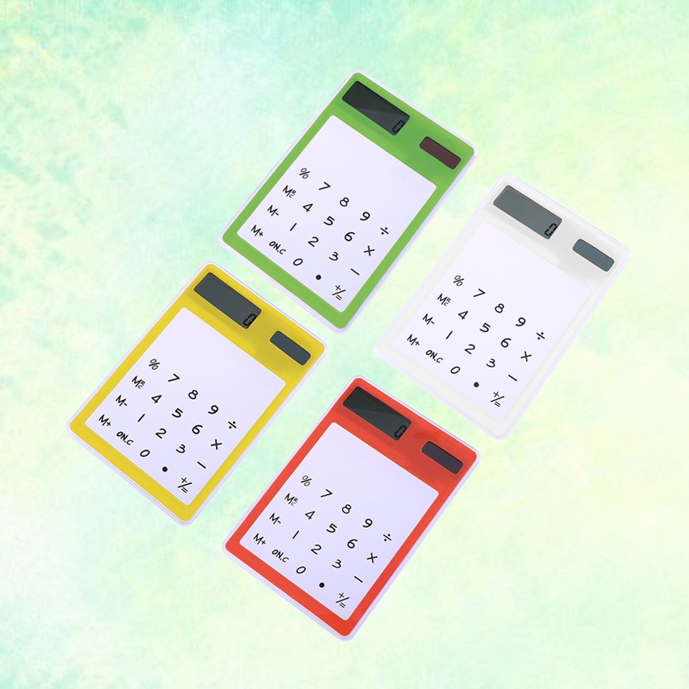 

4 Pcs Touch Calculator Scientific for Secondary School Mini Office Desk Science