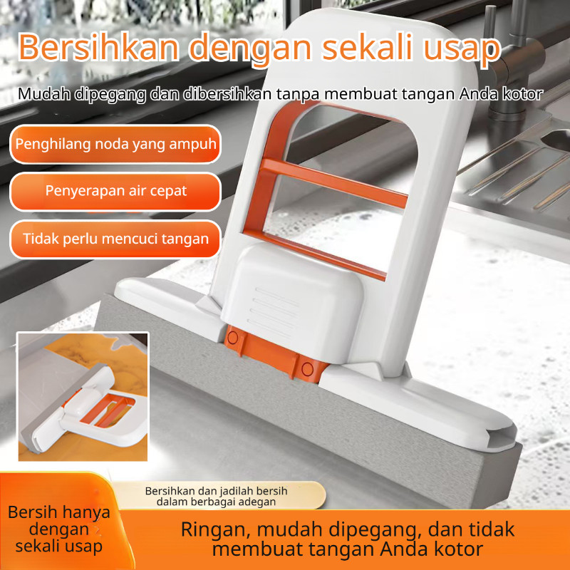 Pel meja mini rumah tangga tanpa tangan, pel spons kecil penyerap Pel meja mini rumah tangga tanpa t