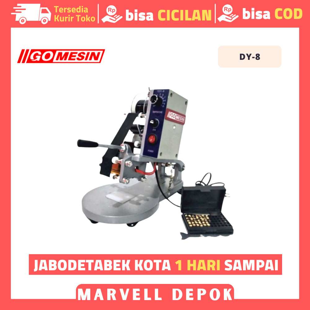 Mesin Expired Date GOMESIN GM-DY-8 Mesin Coding Expired Date Original