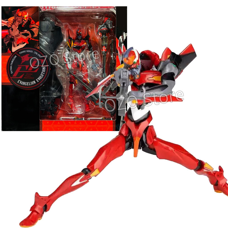 Anime EVA Figure EVANGELION-02 Production Model Assembly Accessories Kaiyodo Revoltech EVA-01 Action