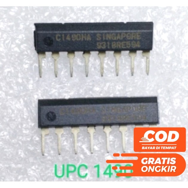 IC UPC1490HA TRANSISTOR IC UPC 1490 HA UPC 1490HA