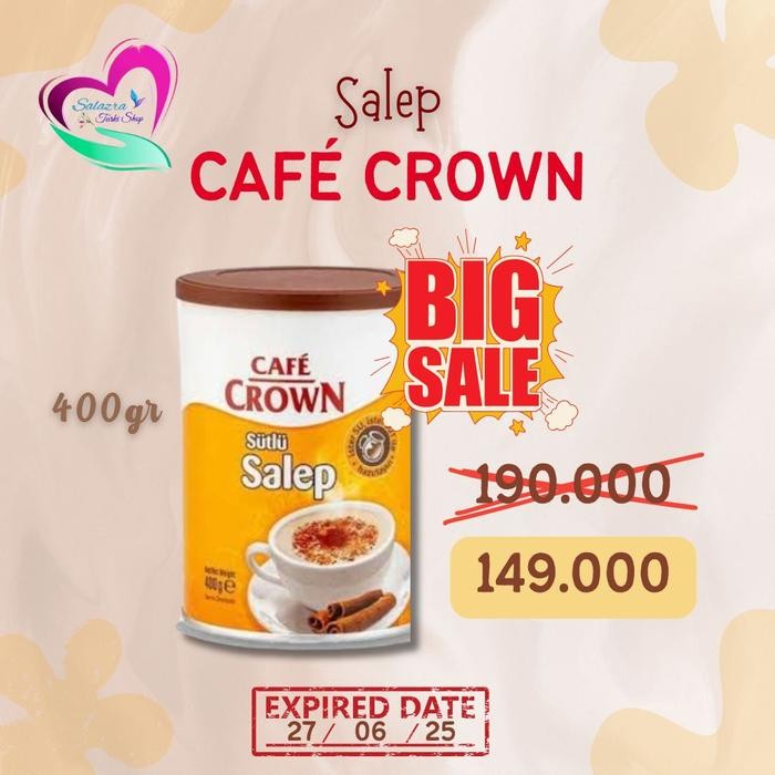 

CAFE CROWN MINUMAN TURKI | HOT CHOCOLATE TURKI | SALEP TURKI - SALE Salep Crow by Summerstore official