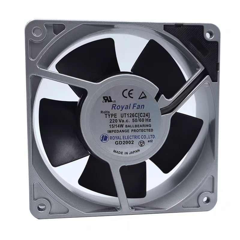 Japan Royal Fanut126c [C24] 220V15/14W12038 All-metal cooling fan