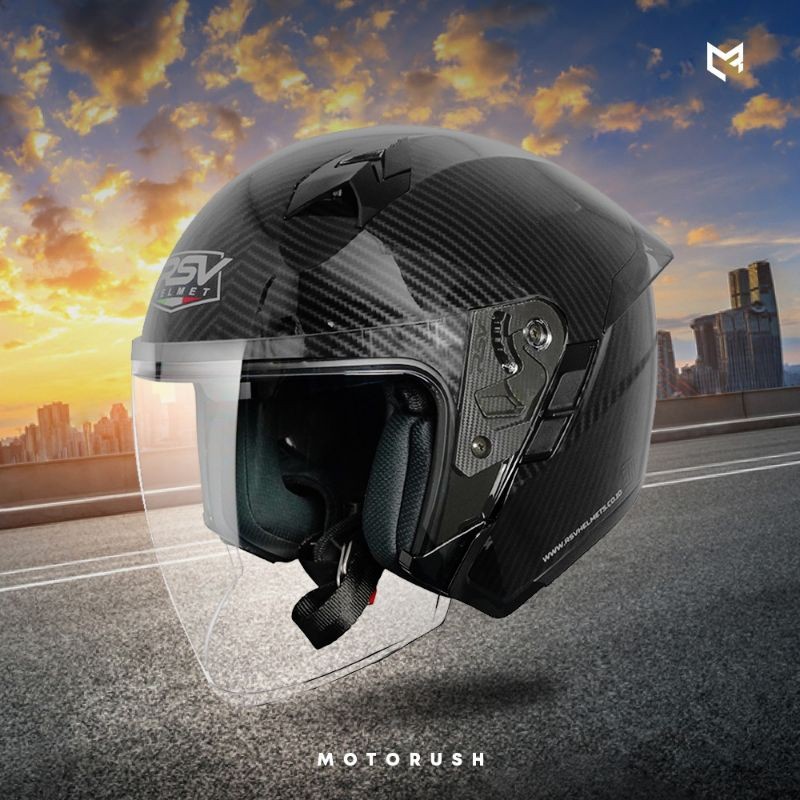 Rsv Helmet Sv300 Carbon Graphic Double Visor Helm Rsv Sv300