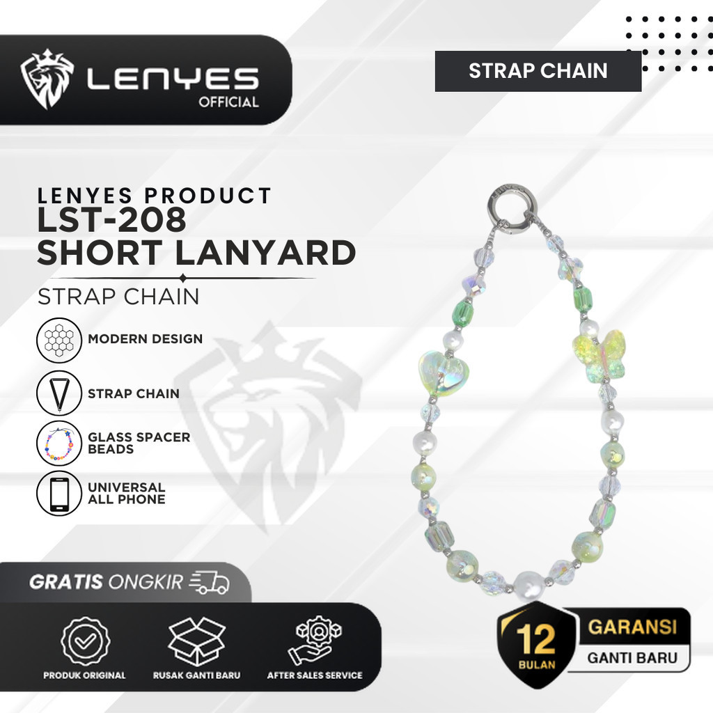 

Lenyes LST-208 Aksesoris untuk HP dan Gadget Lanyard Portabel Minimalis