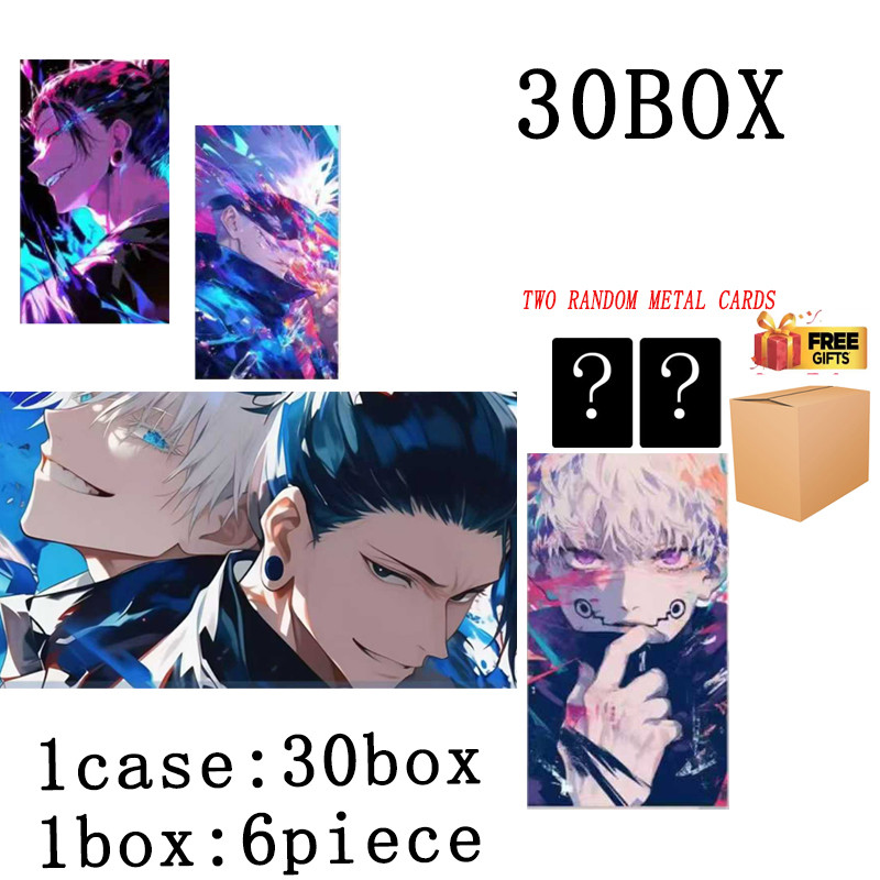 Wholesales Jujutsu Kaisen Collection Card Booster Box Acrylic Card Brick Gejie Wenchuang Original Ex