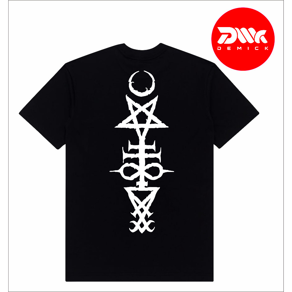 KAOS SATANIC PENTAGRAM 666 BLACK LAMB