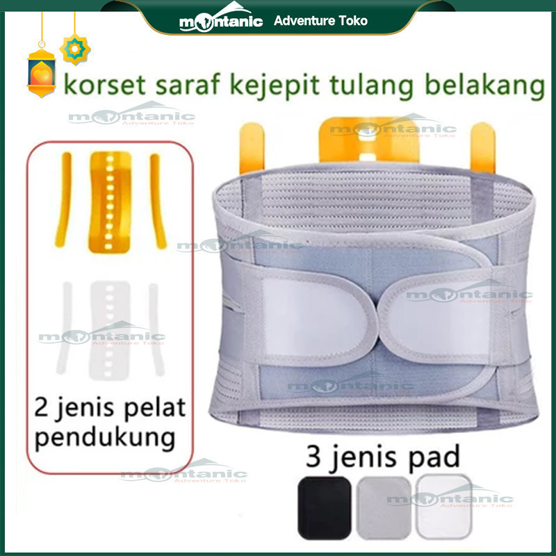Korset Penyangga Lumbar Sabuk Penyangga Lumbar/Pria Wanita Korset Sabuk Dukungan Korset Lumbal untuk
